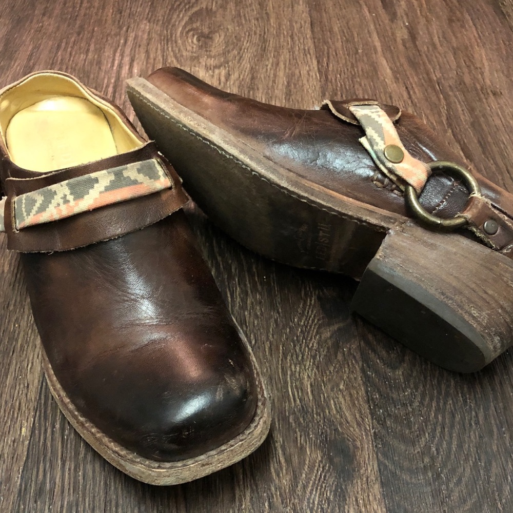 Bed Stu Triad Leather Harness Mule